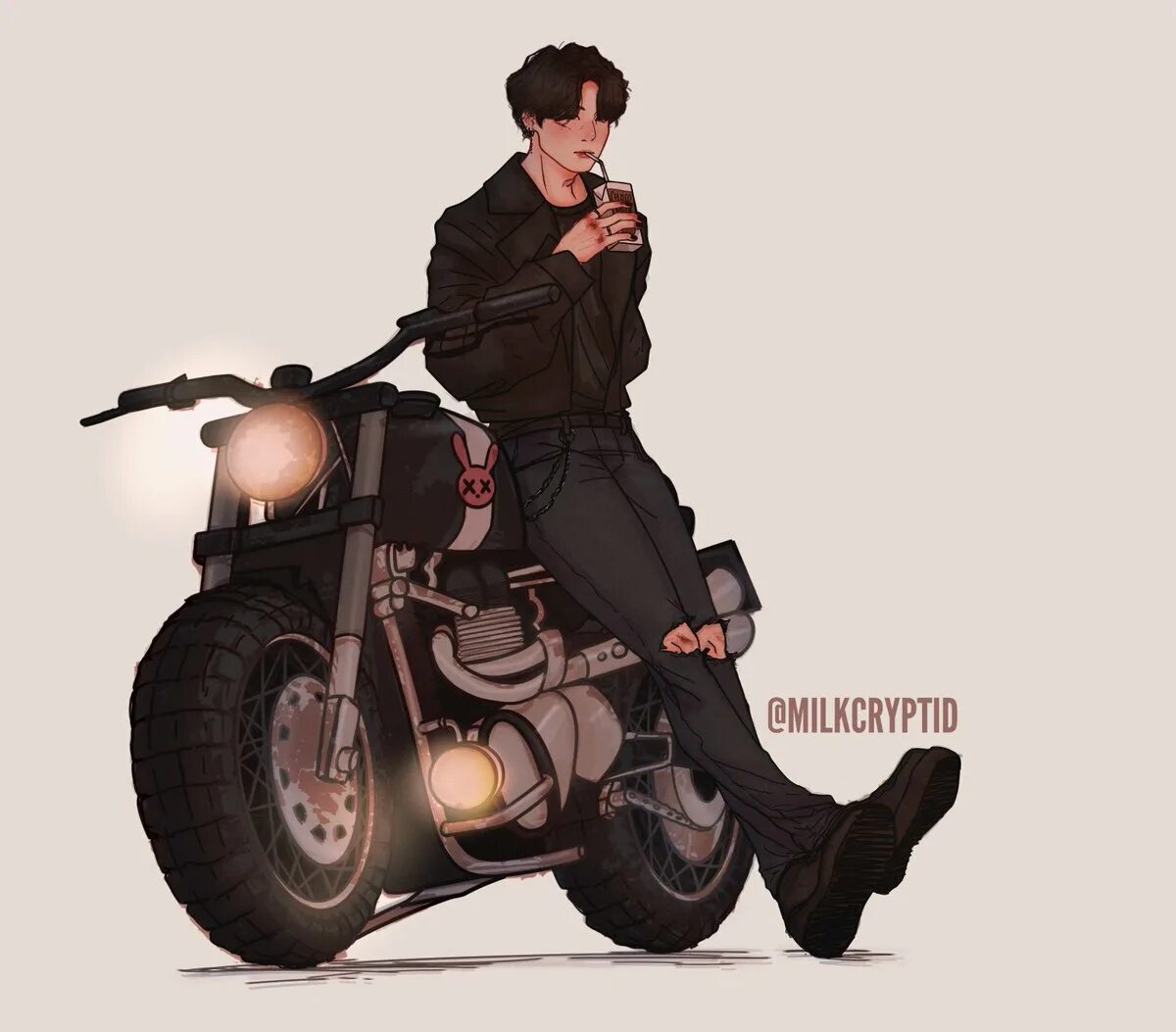 Чон Чонгук байкер. Чонгук БТС на мотоцикле. Чон Чонгук на байке. BTS Jungkook мотоцикл. Фф наездник для чонгука