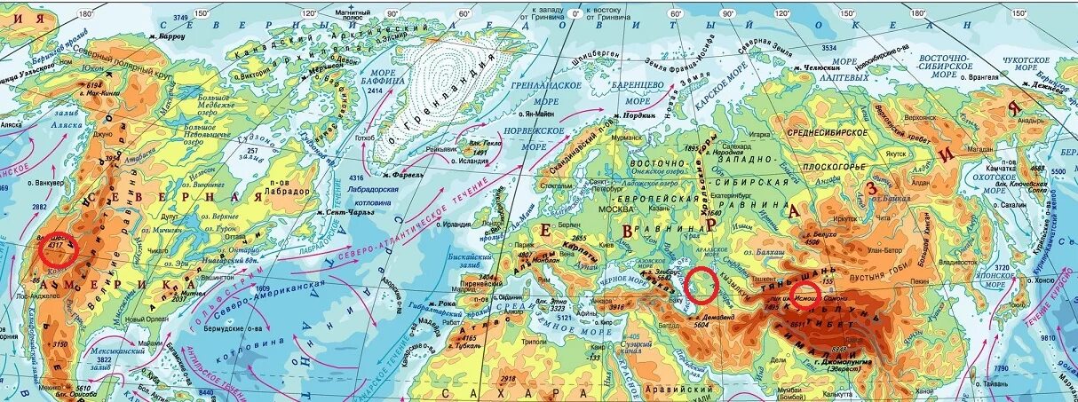 Полуострова острова моря евразии. Физическая карта. Физ карта Евразии. Географическая карта морей. Физическая карта морей.