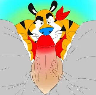 tony the tiger, frosted flakes, absurd res, hi res, anthro, duo, faceless c...