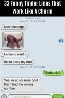33 #Funny #Tinder #Lines That #Work #Like A #Charm #omg #lmao #wow #hilario...