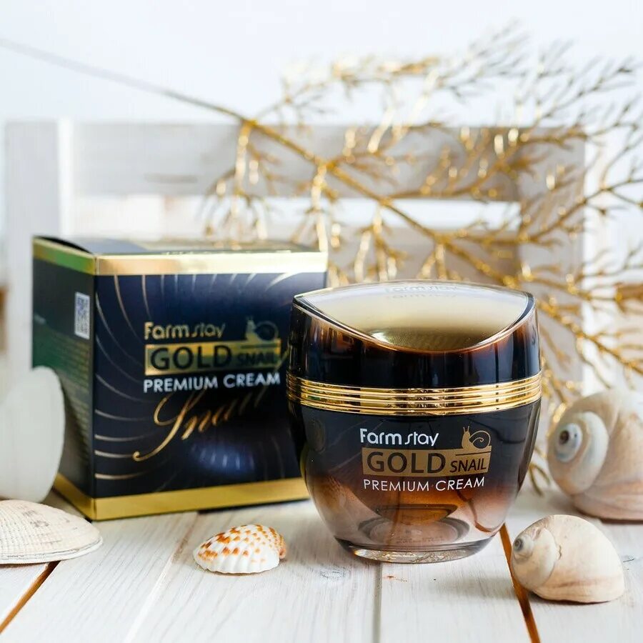 Крем для лица Farmstay Gold Snail Premium Cream. Премиальный крем с золотом и муцином улитки Farmstay Gold Snail Premium Cream. Премиум-крем с золотом и муцином улитки Gold Snail Premium Cream 50 мл.. Премиальный крем с муцином улитки 50мл Корея. Золото улитка крем