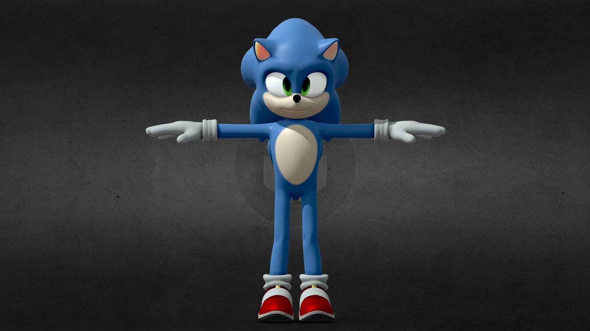 Sonic modeling. Sonic 3 movie Sonic. Соник 3д модель. 3d модель Соника. Соник бум 3д модель.