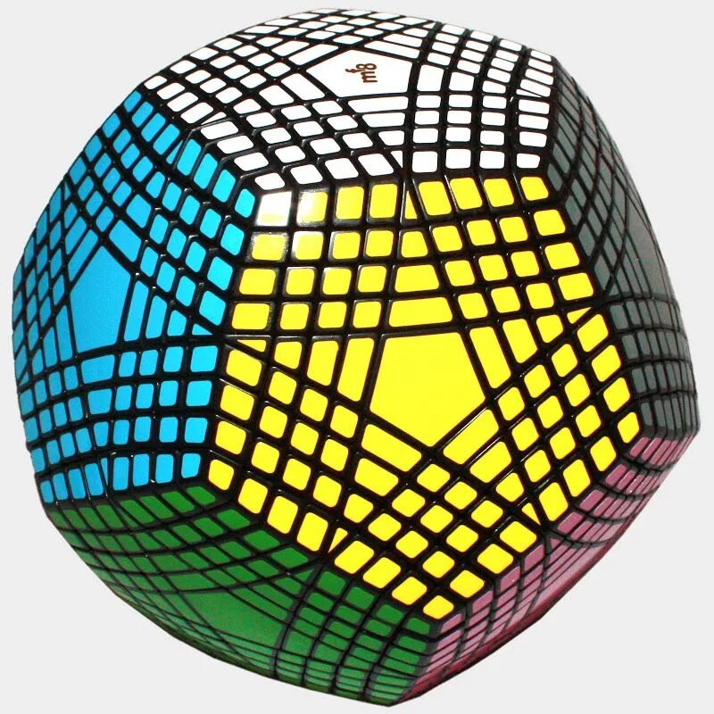 Кубики рубики самые. Кубик Рубика ПЕТАМИНКС. ПЕТАМИНКС 11х11. Головоломка ПЕТАМИНКС. Мегаминкс 17 на 17.