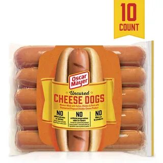 Oscar Mayer Uncured Cheese Hot Dogs, 10 ct - 16 oz. 