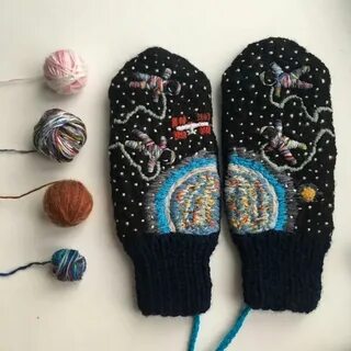 Ручные варежки