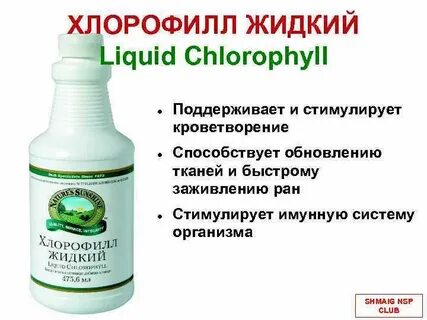 Хлорофилл способствует