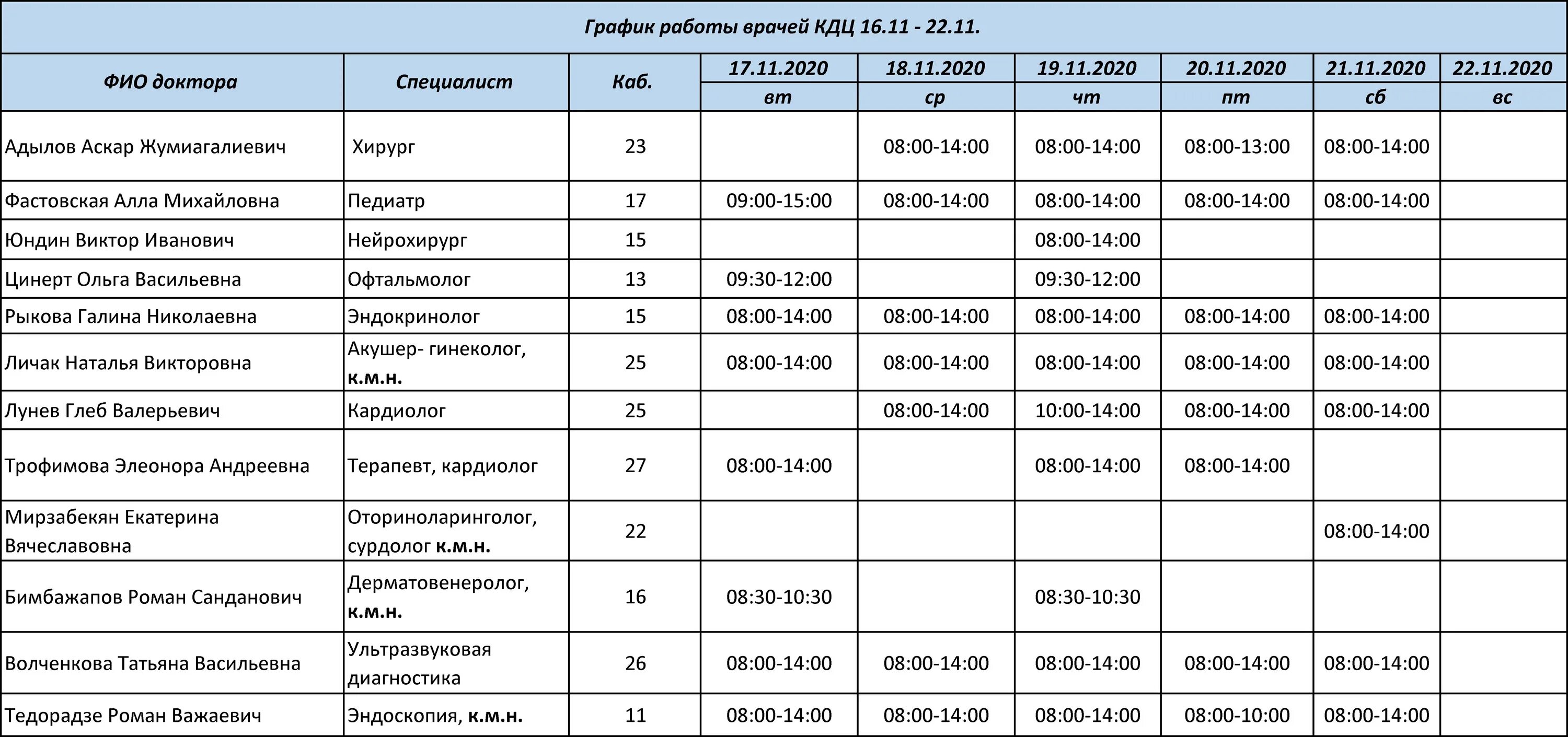 52 кдц расписание