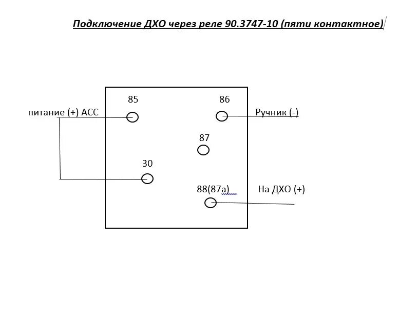 Подключить ходовые огни через реле 4 контактное схема подключения. Подключение ходовых огней через реле 4 контактное схема подключения. Схема подключения ДХО через 4 контактное реле от генератора. Схема подключения ходовых огней через реле 4 контактное.