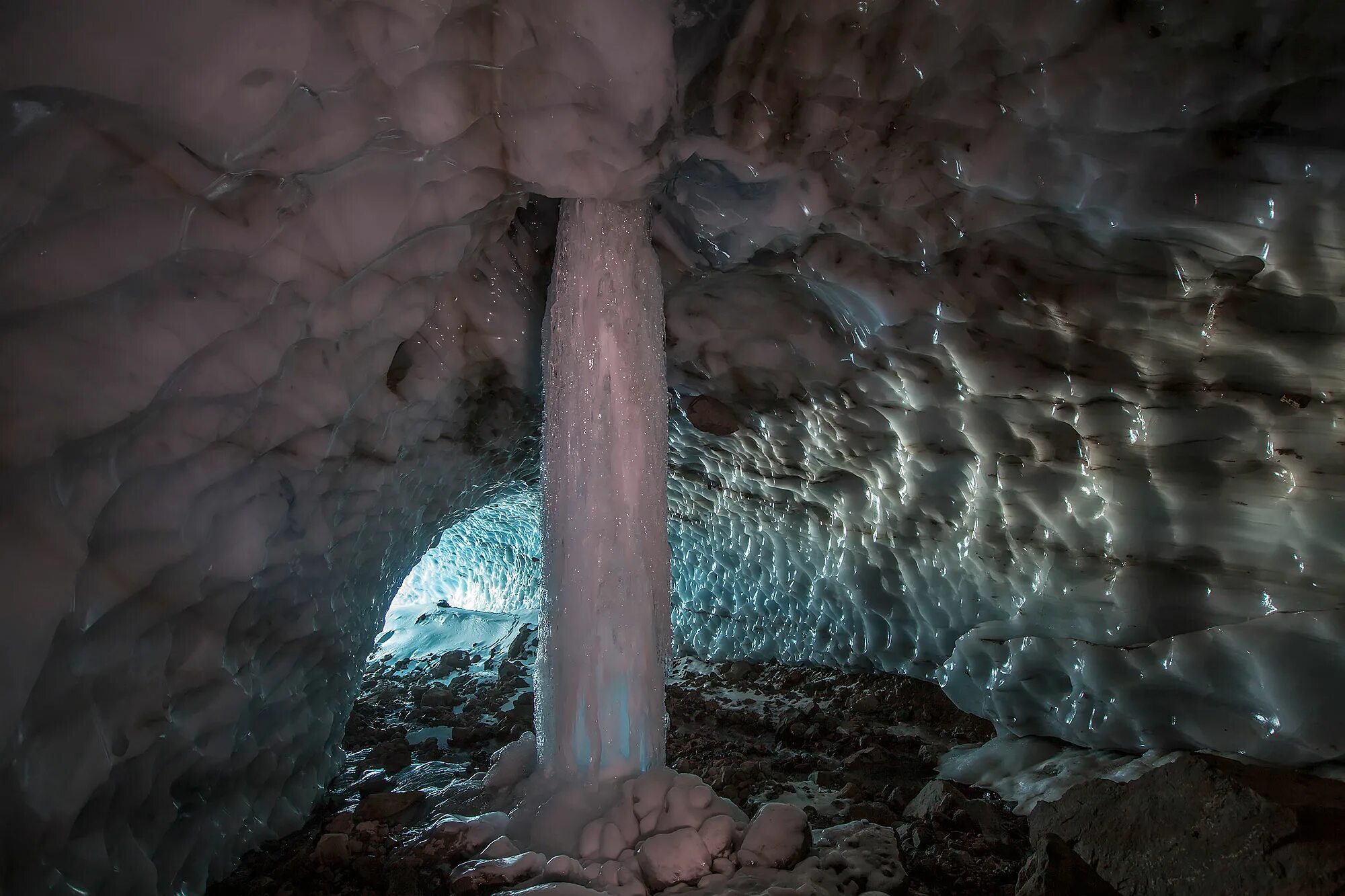 Hidden cave