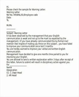 Write warning