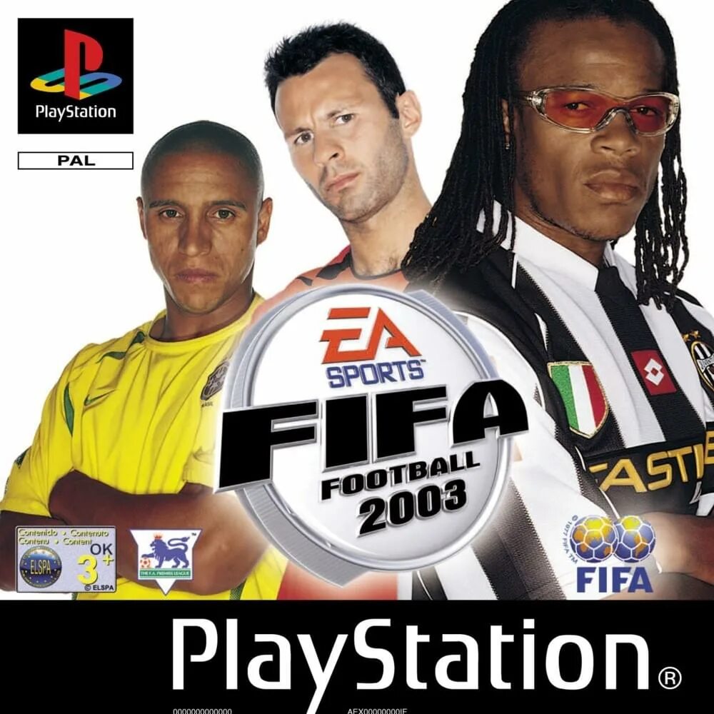 Fifa ps1. FIFA 2004 ps1. FIFA 2003 диск. Диски ФИФА PLAYSTATION 1. FIFA 2003 ps1 обложка.