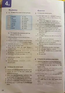 Vocabulary 1 choose the correct word