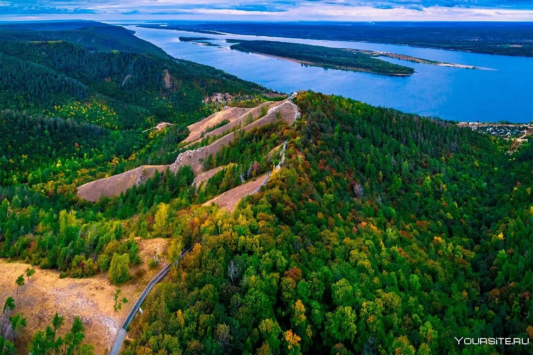 Самарская лука Самара гора Стрельная