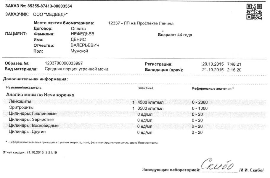 Гемотест великий устюг