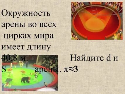 Окружность арены во всех цирках