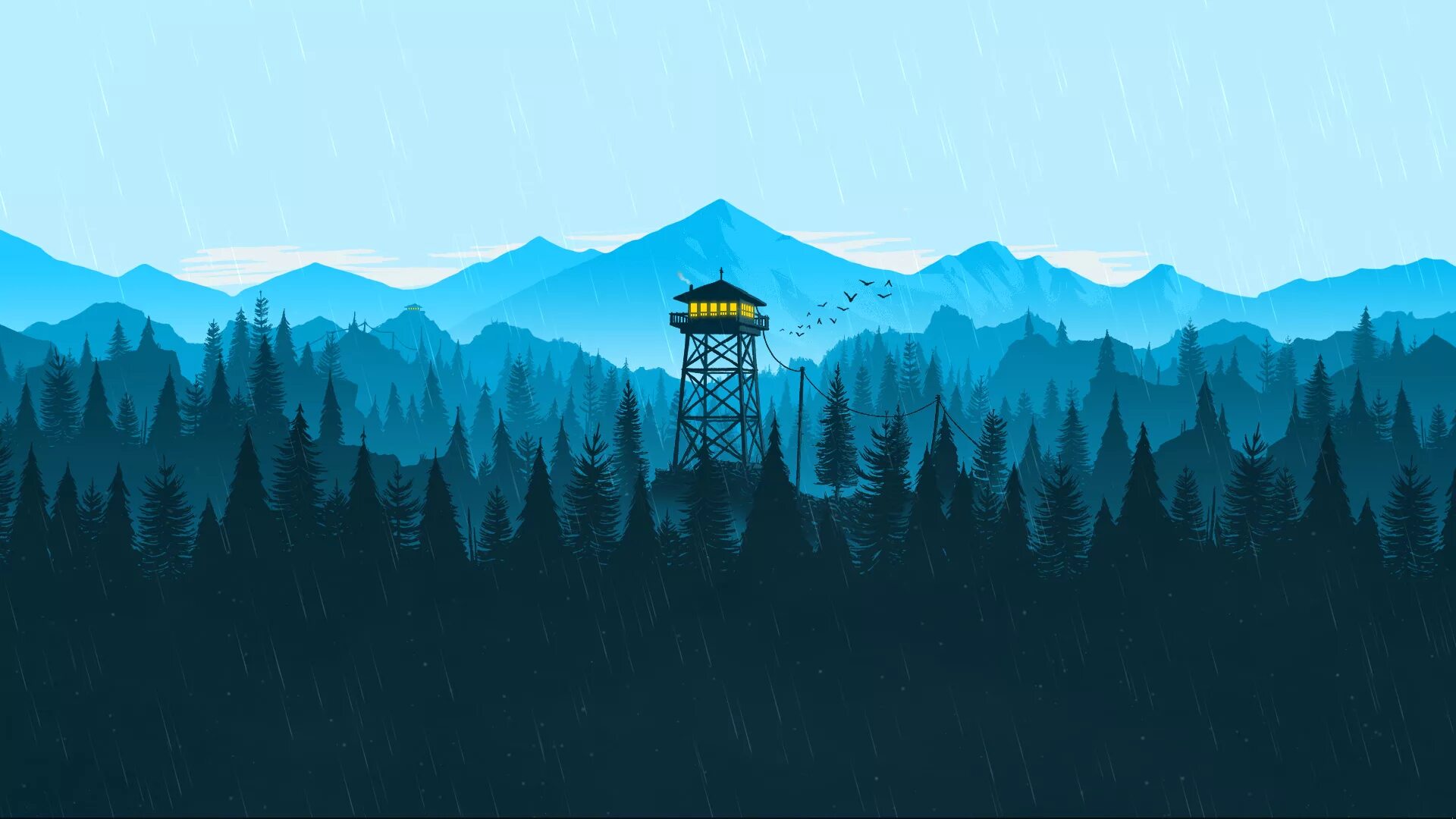 Минималистичные игры. Firewatch 2560 х 1440. Firewatch игра.