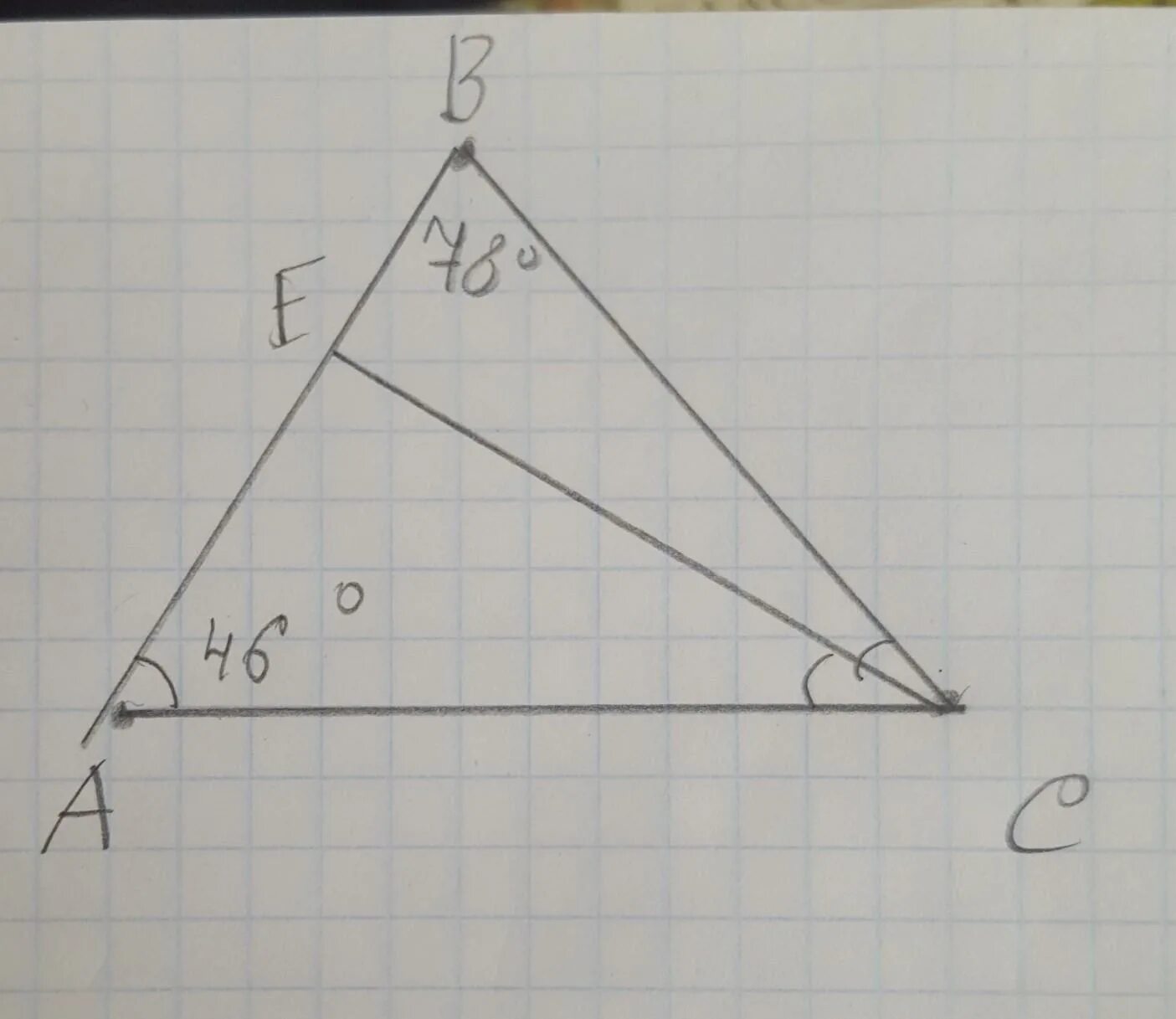 В прямоугольном треугольнике авс ае биссектриса. Провести биссектрису в треугольнике. Треугольник ABC. В треугольнике ABC проведена биссектриса. В треугольнике АВС проведена биссектриса се.
