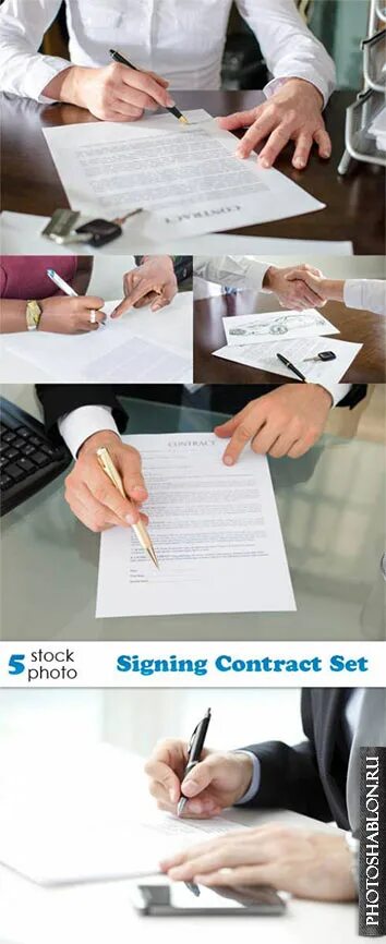Were signed contracts for