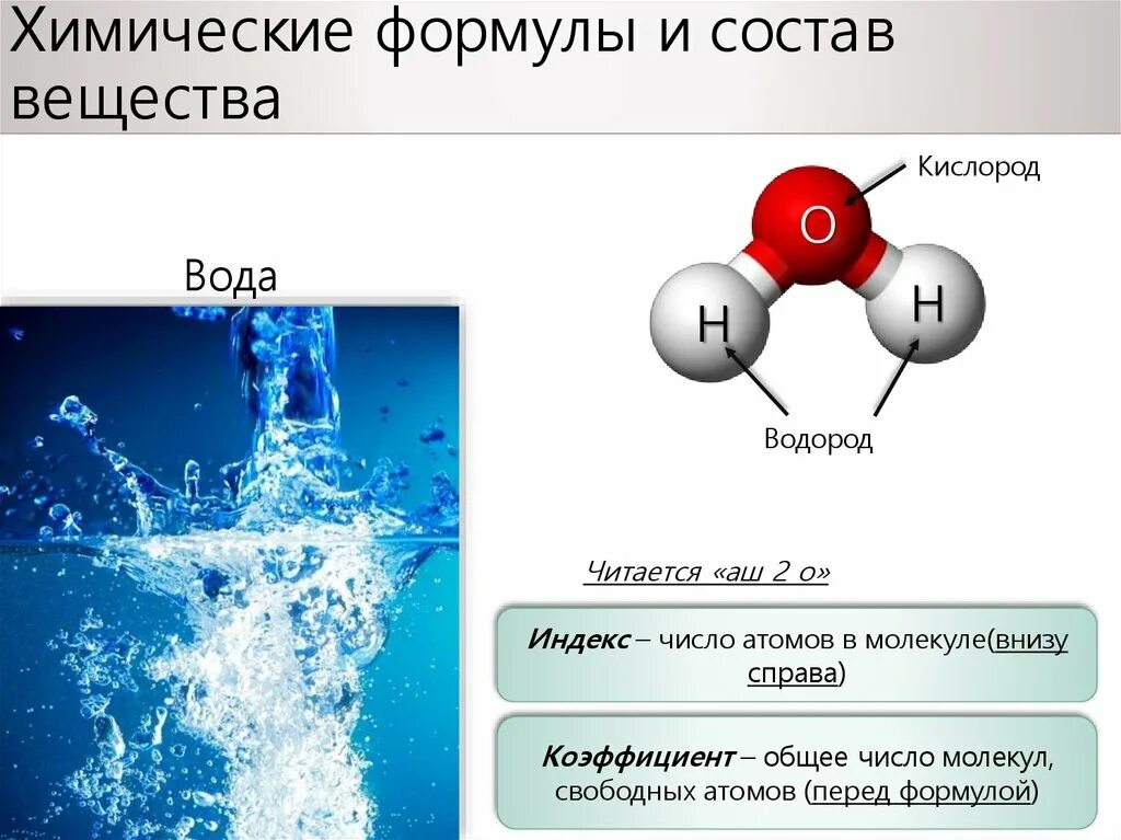 Вода химическое название вещества