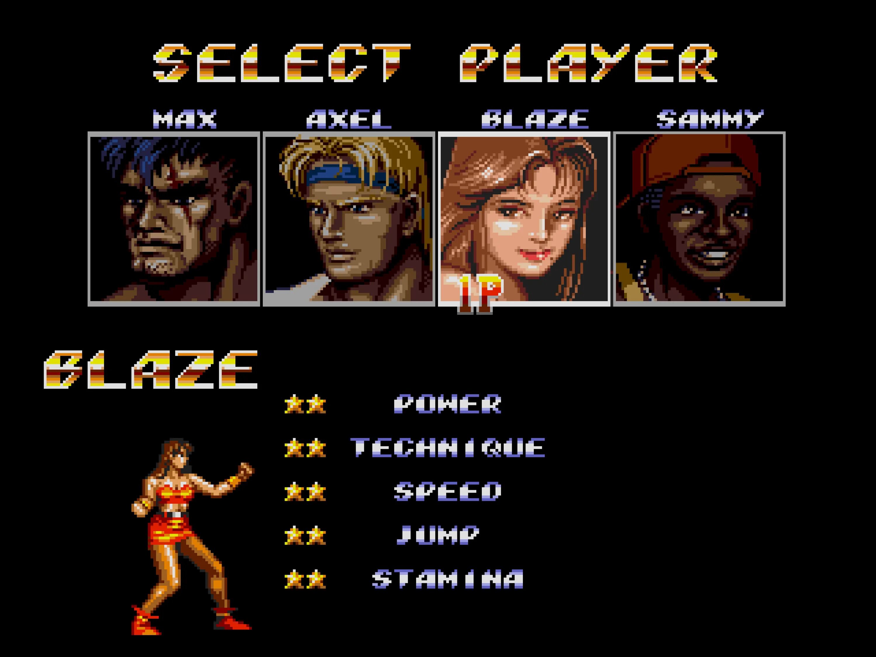 Selected player. Streets of Rage 2 сега. Игра сега улицы ярости 2. Игра сега хак Street of Rage. Streets of Rage 4 Флойд.