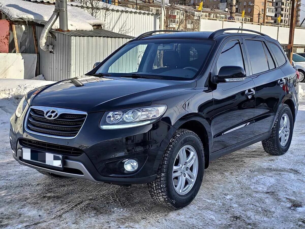 Хендай санта фе 2.7 купить. Hyundai Santa Fe 2010. Hyundai Santa Fe II 2012. Хендай Санта Фе 2012 черный. Хендай Санта Фе 2010 черный.