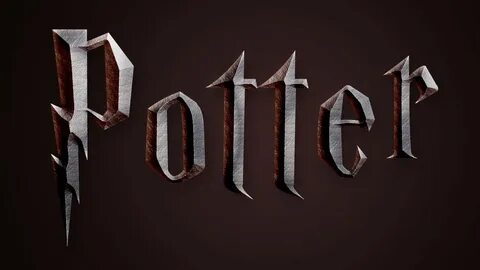Potters шрифт