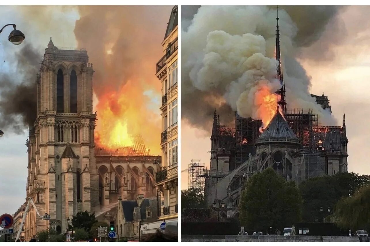 Пожар в соборе Парижской Богоматери (2019). Нотр дам де пари пожар 2019.