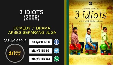 3 IDIOTS (2009) - SUB INDO - 21 LayarKaca Sinopsis.