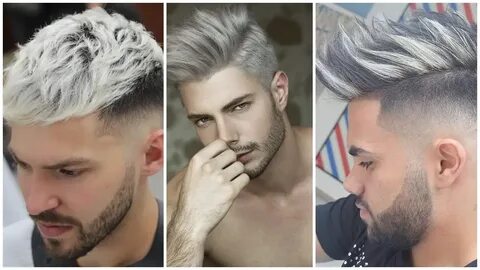 Mechas platinadas para Hombre LOOKS 2021. 