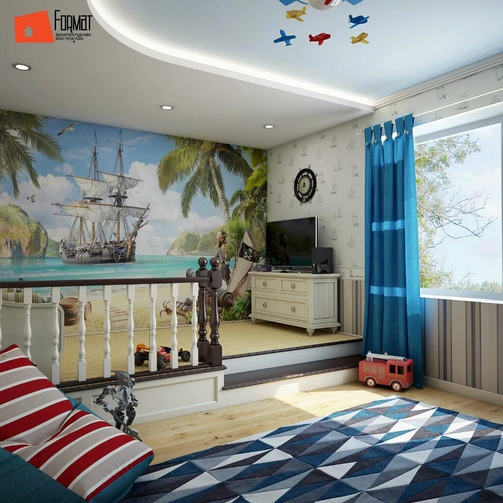 Обои для мальчиков в комнату. Детская для мальчика. Комбинирование обоев в детской для мальчика. Фотообои в комнату подростка. Интерьер комнаты для мальчика.