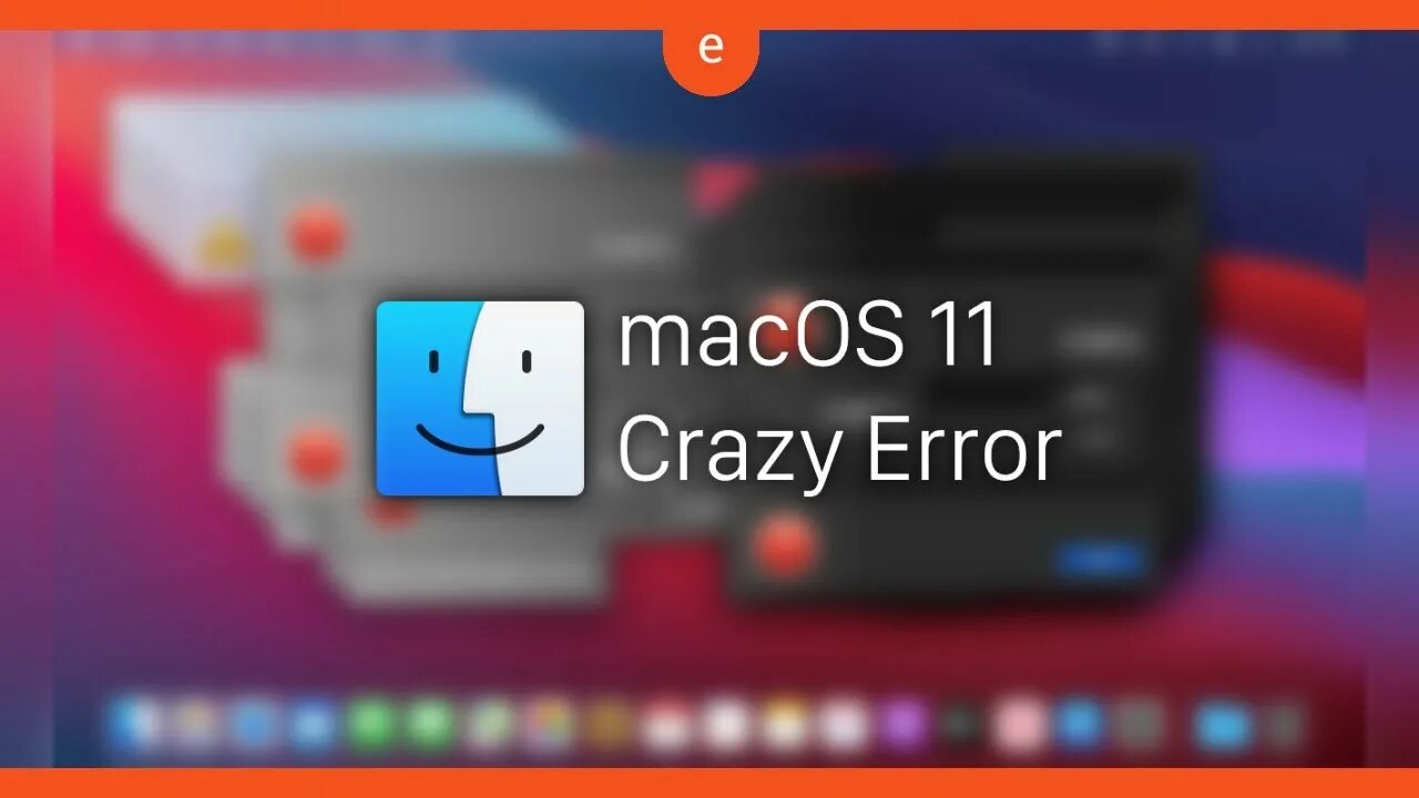 Mac error. Mac crazy error.