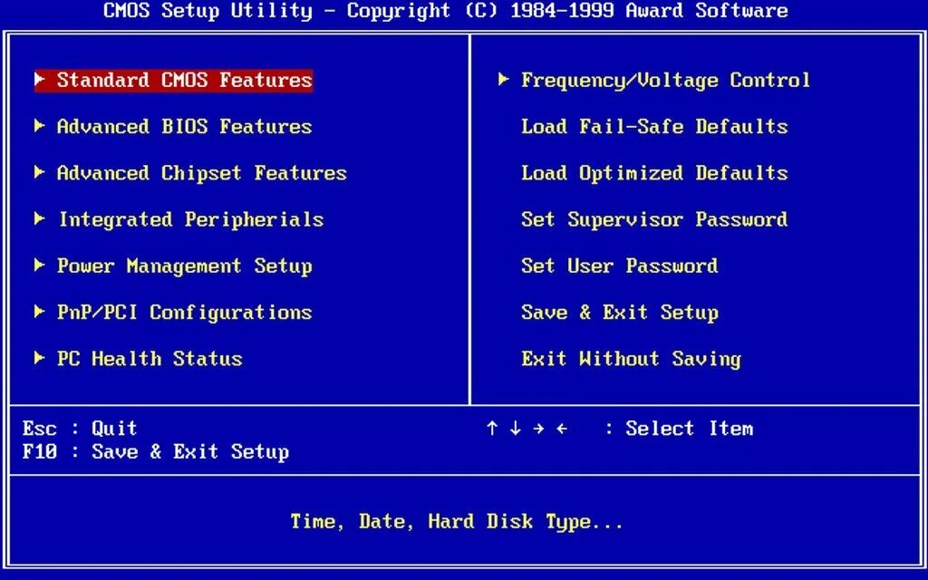 Стандартный биос. Биос Setup Utility. CMOS Setup Utility биос 1984-2002. Биос Phoenix v1.0. Программа Setup BIOS.