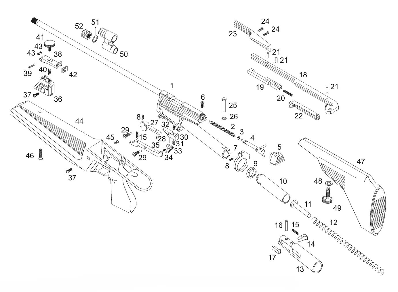 механизм пневматический винтовка. устройство пневматической винтовки иж-38. усм пневматической винтовки. схема пневматической винтовки crosman. устройства пневматического ружья иж 61.