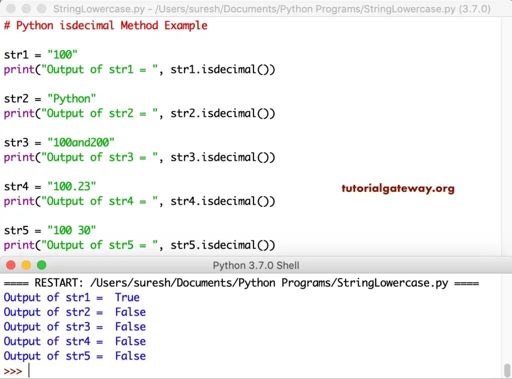 Follow python