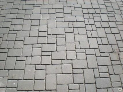Тротуарная брусчатка серая