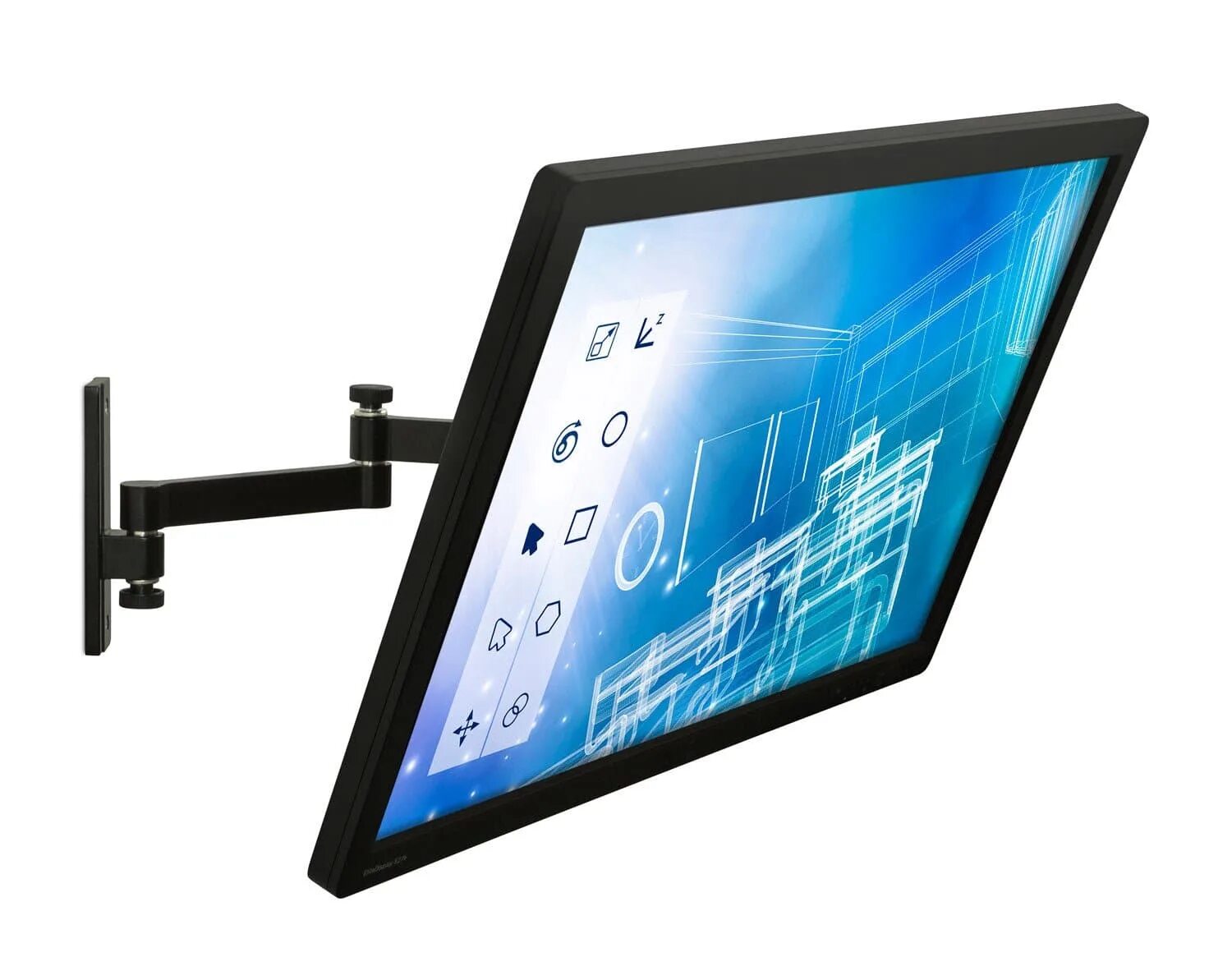 Flat panel monitor. Wall of monitors. monitor mount. корпус под 7 дюймовый монитор. transparent wall monitor.