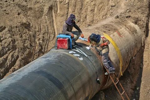 Газопровод трубы большого диаметра