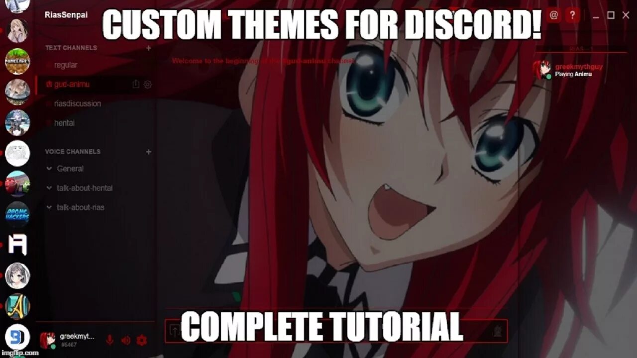 Better discord channel. Themes for discord. better discord темы. риас семпай.