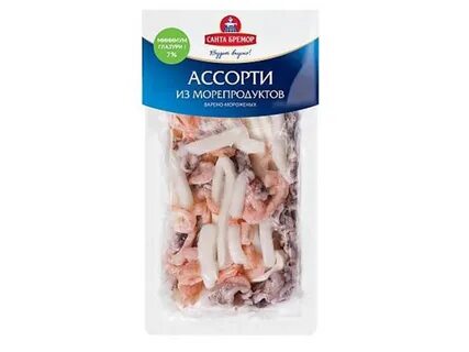 Морской коктейль из морепродуктов замороженный