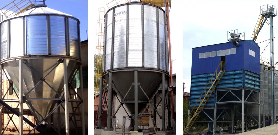 Емкости для хранения зерна. Силос бункер. Бск-10 бункер для хранения сухих кормов. 5. Силос для муки 30 тонн.