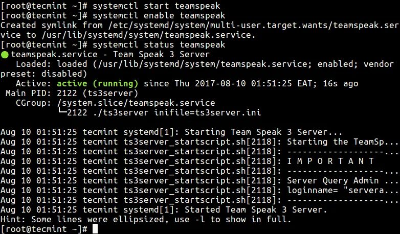 Тимспик сервер. ТС сервера. Start Server. Systemctl isolate Multi-user.target. Start ts