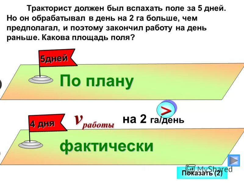 площадь поля. задание 156 2 класс. задачи тракториста. тракторист вспахал поле за 7 дней. трактористы вспахали поле за 3 дня.