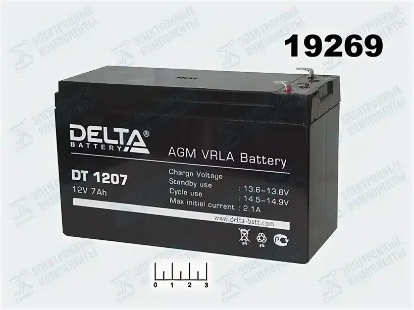 Аккумулятор свинцово кислотный delta dt 1207. Аккумулятор delta 12в 7 ампер час. delta battery dt 1207 12в 7 а·ч. аккумуляторная батарея delta dt 1207. батарея аккумуляторная delta dt 1207 12в 7ач agm 95х151х65мм.
