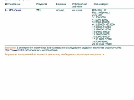 Через сколько нужно сдавать хгч