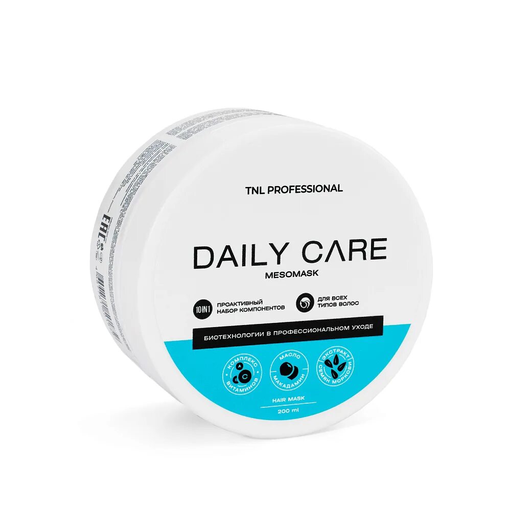 Tnl professional daily care. Маска тнл. спрей для волос tnl professional daily care увлажняющий с пантенолом 100мл. маска cute multi реанимирующая 200 мл. daily care бальзам для волос отзывы.
