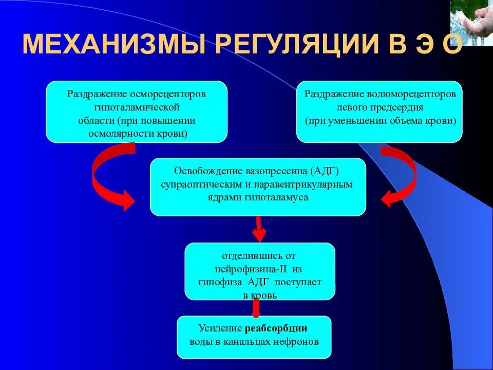В результате раздражения