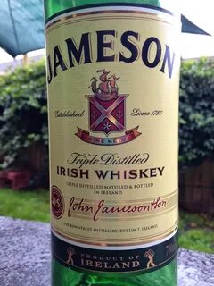 Irish whiskey triple distilled
