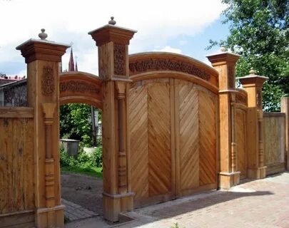 Дубовые ворота