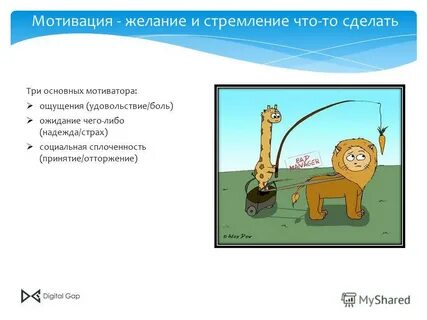 Мотивация желание