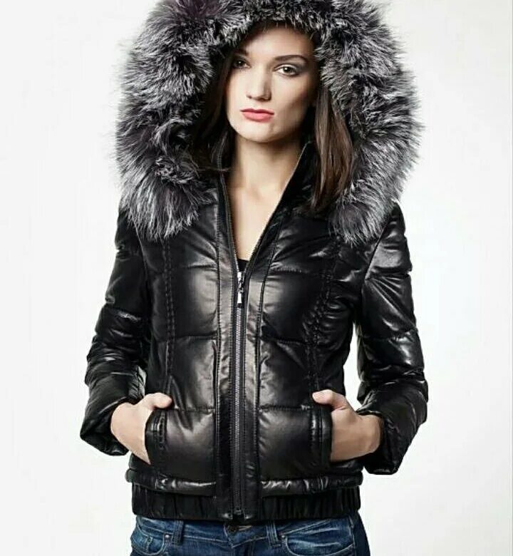 Зимняя кожаная куртка женская. S. Пуховик мужской macfion a032. Кожаный пуховик с капюшоном. Черный кожаный пуховик.